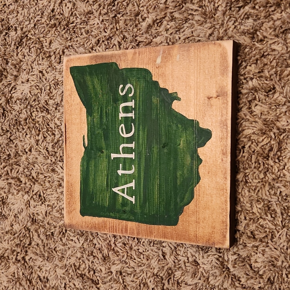 Athens Ohio Wood Decoration